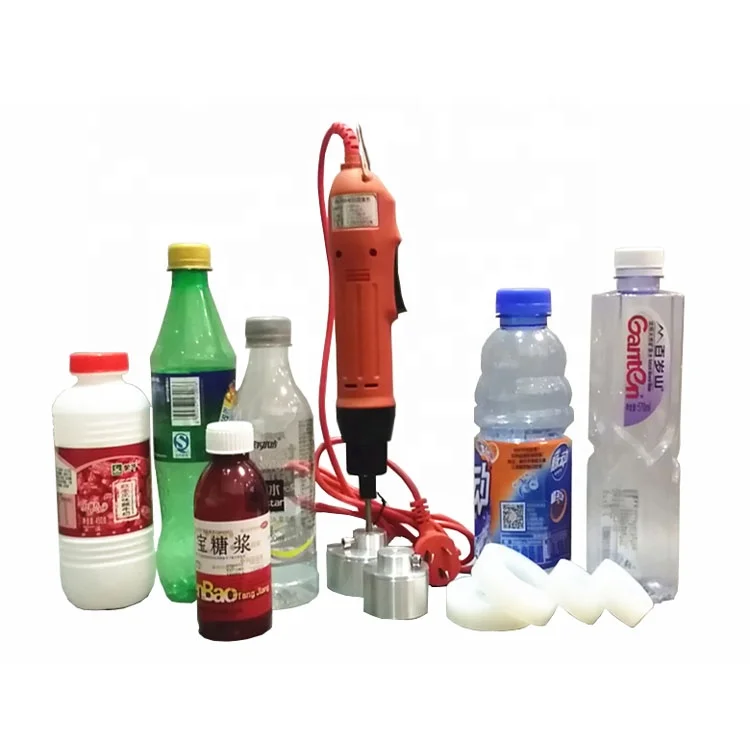 Handy Electric plastic water bottle sealing capping machine