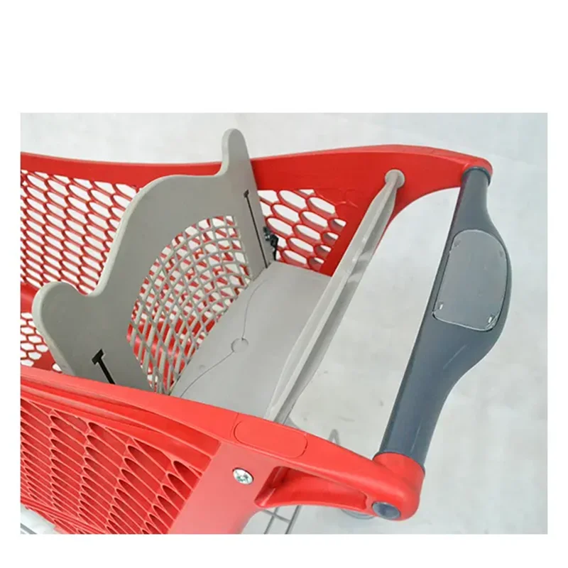 Supermarket Plastic Shopping Trolley Retail Plastic Shopping Grocery Carts for sale