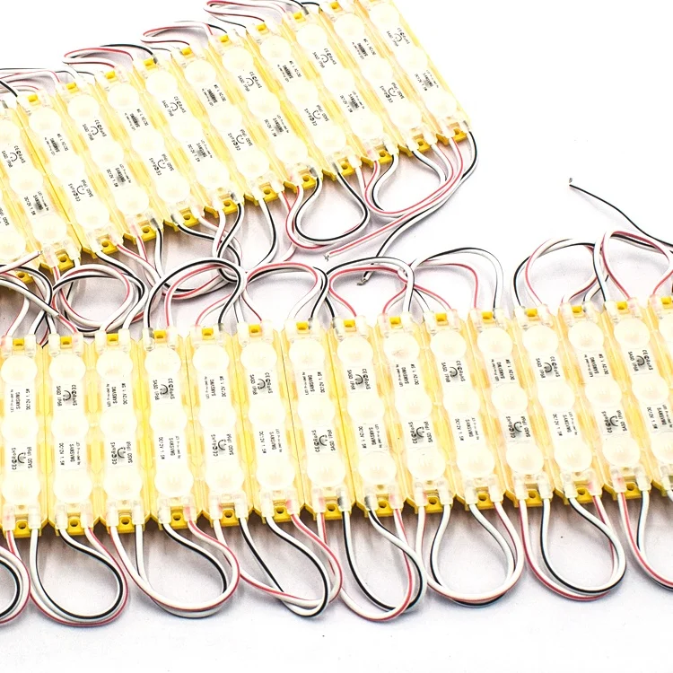 Made in China CE SMD DC 12V 63x13 1.5W High Brightness 3 LEDs 2835 IP68LED Module for Advertising Sign Boxes