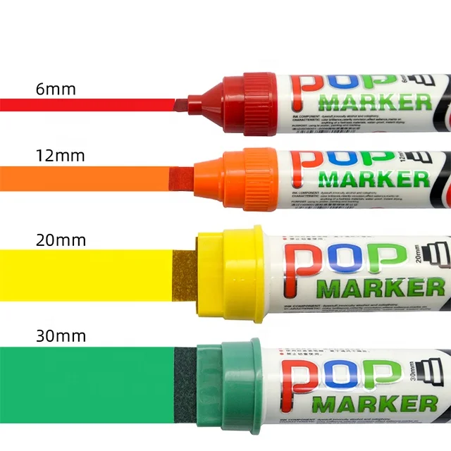 20mm POP Advertisement Water Resistant Office Student Painting Anime Hand-painted poster marker