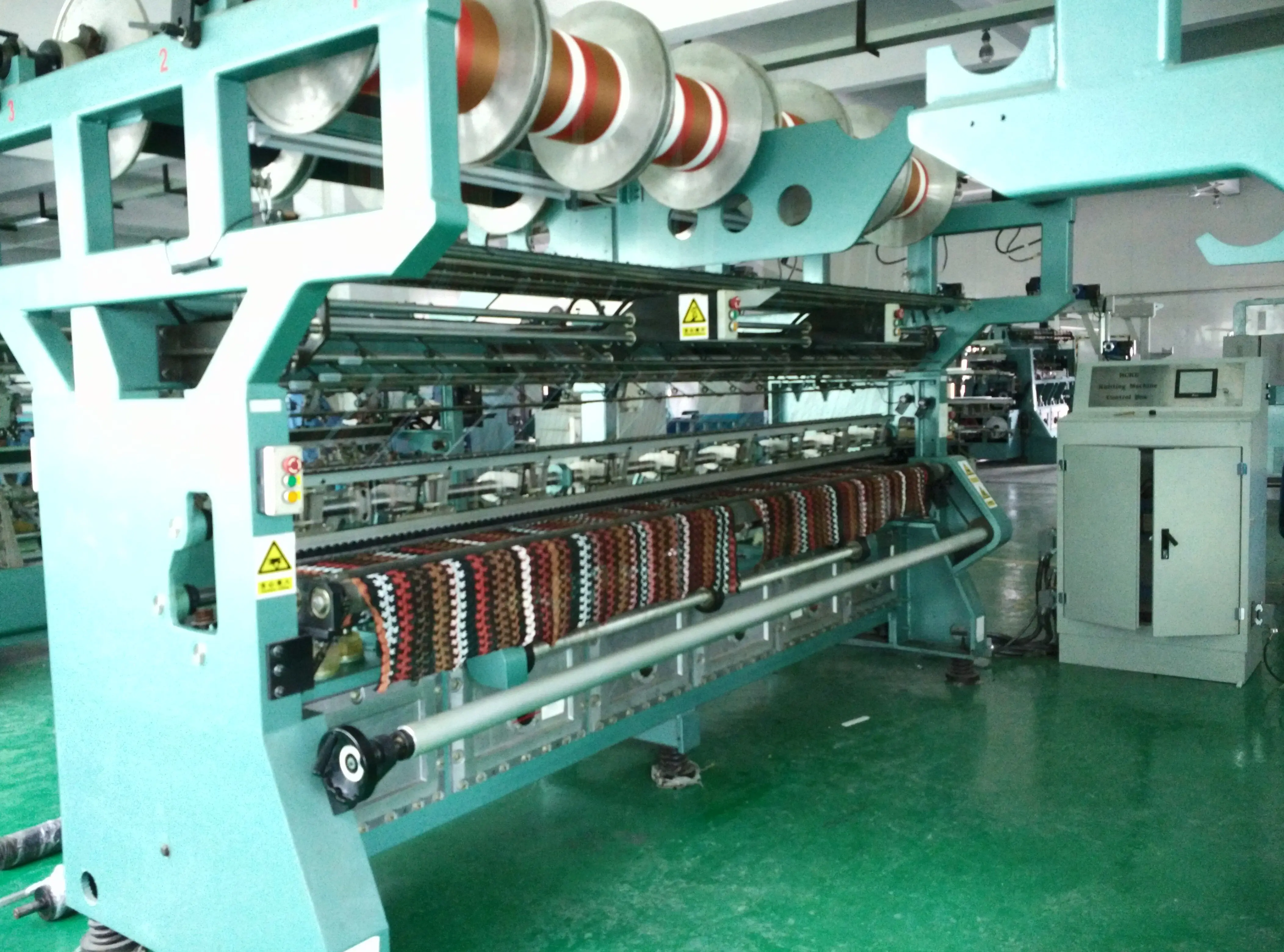High Performance Tricot Cut-Presser Warp Knitting Machine for Fashion Fabrics With EL System