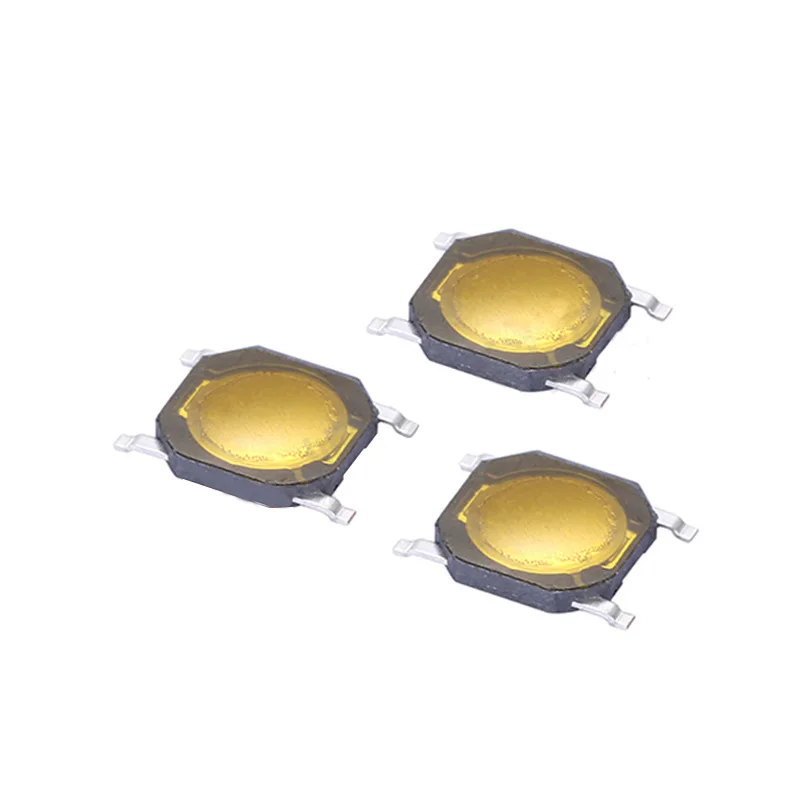 Waterproof copper head 4*4*1.5/1.7/2.0/2.5 SMD Touch Tact Switch