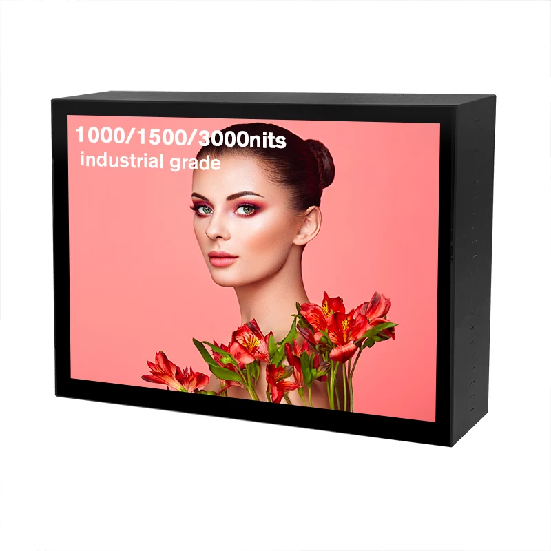 32 43 50 55 65 Inch Outdoor IP65 Signage Display Touch Screen Commercial Digital Media Player Wall Mount Lcd Digital Signage
