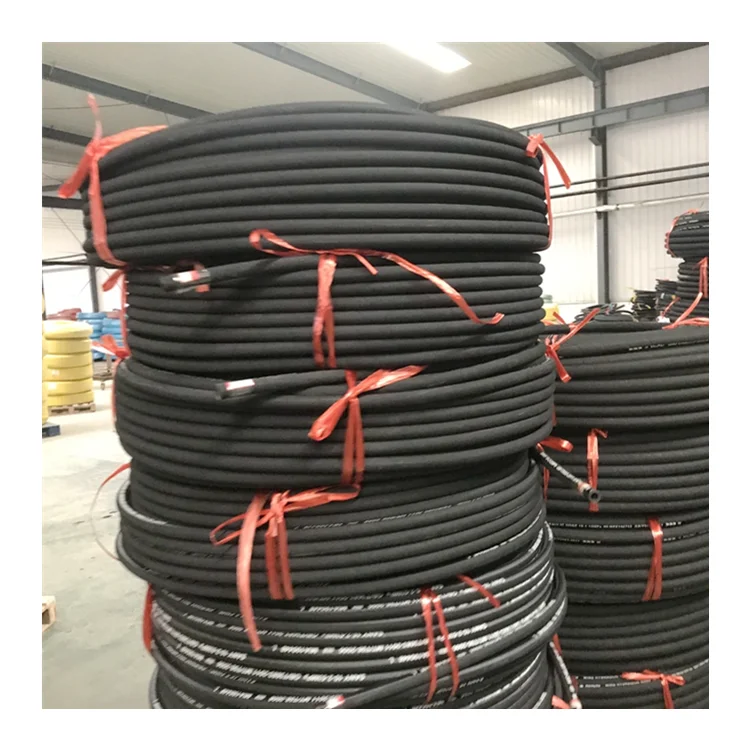 High pressure wire braided grease hose 1/8 inch high pressure  crimping hydraulic hose