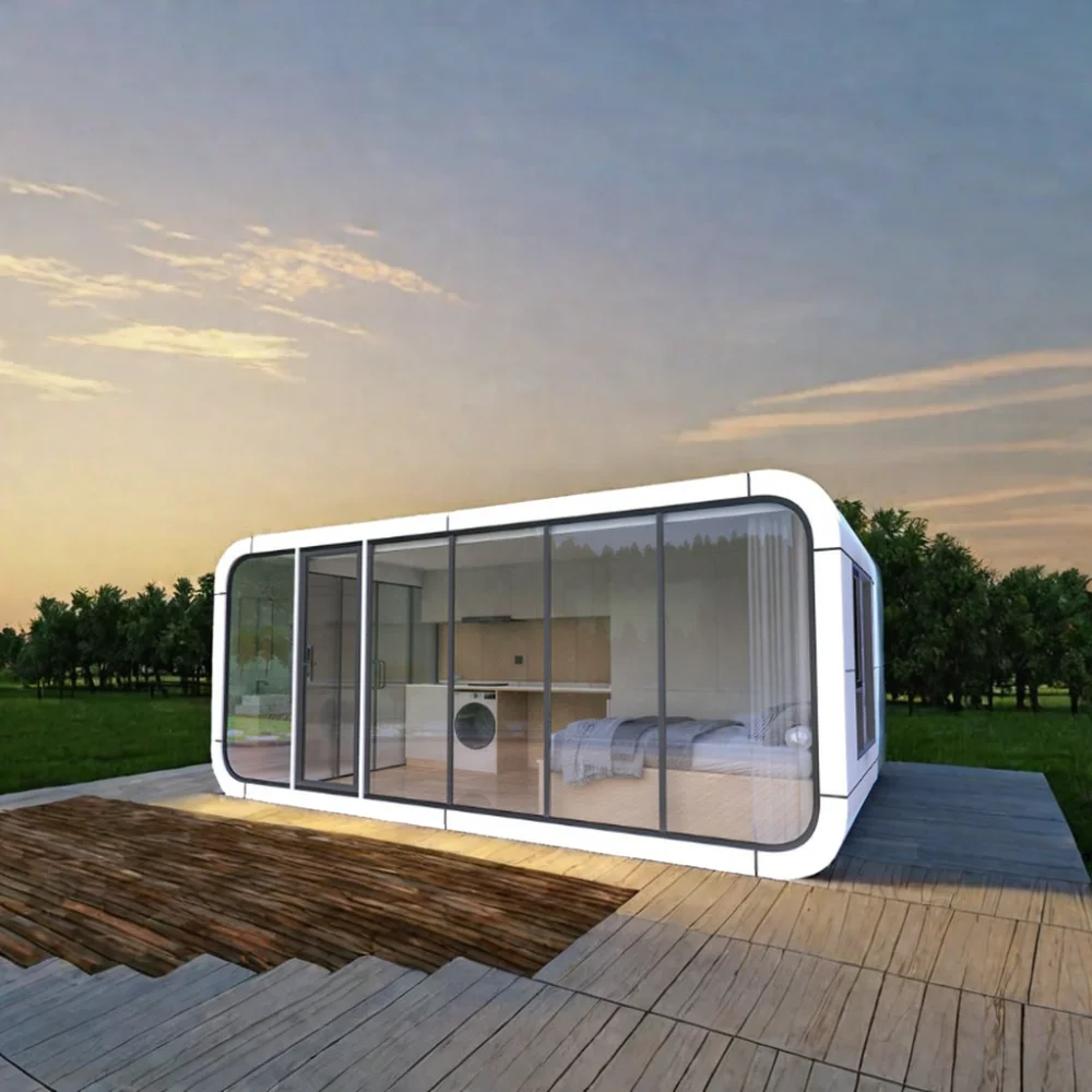 Luxury 20ft 40ft Expandable Shipping residential two bedrooms Container House granny flat