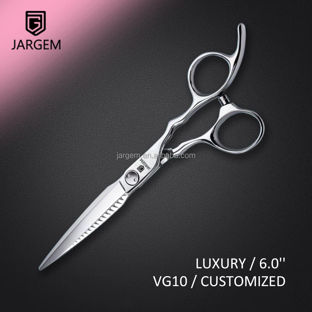 CNC Scissors Hair 6.0 Inch Cobalt Alloy Barber Scissors Professional Hair Cutting Scissors Shears
