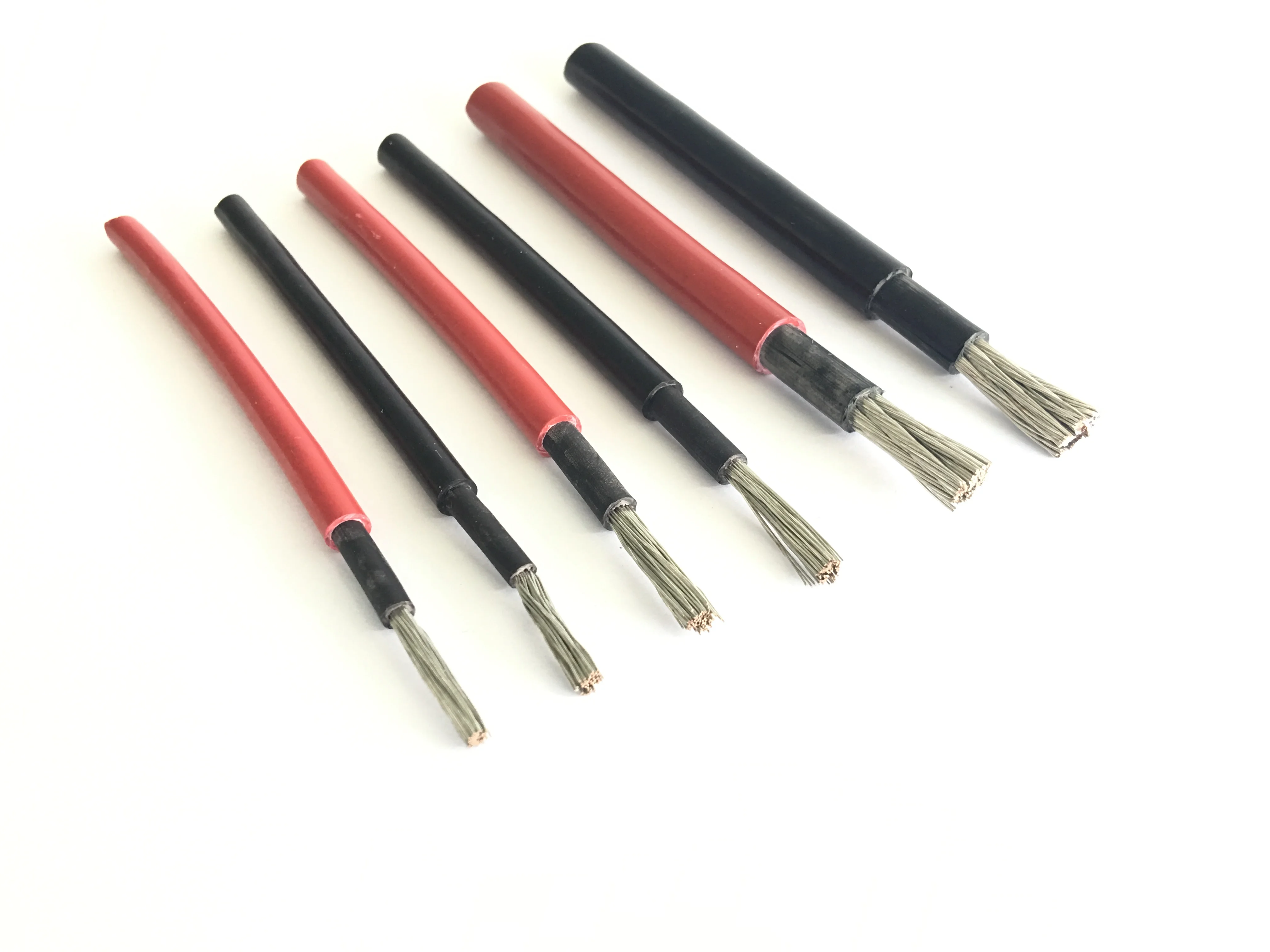 4mm2 XLPO Double Insulated TUV Approved UV Resistance Photovoltaic Solar Cable