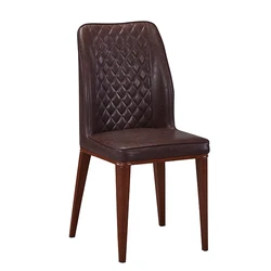 Manufacturers wholesale Nordic dining chair modern design style chair synthetic leather seat chair