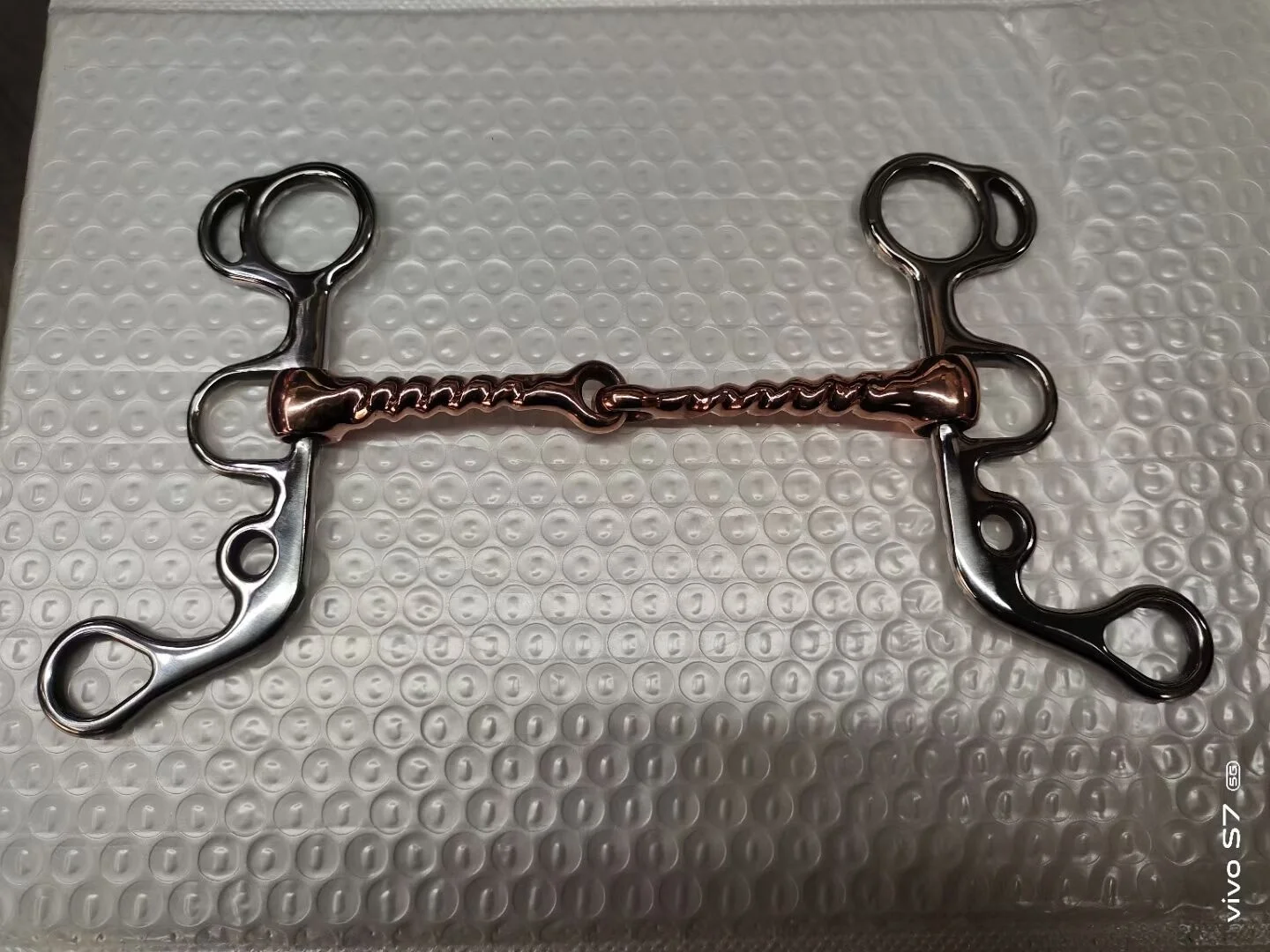 Horshi high quality horse bits stainless steel with chain English horse bits with cheap price