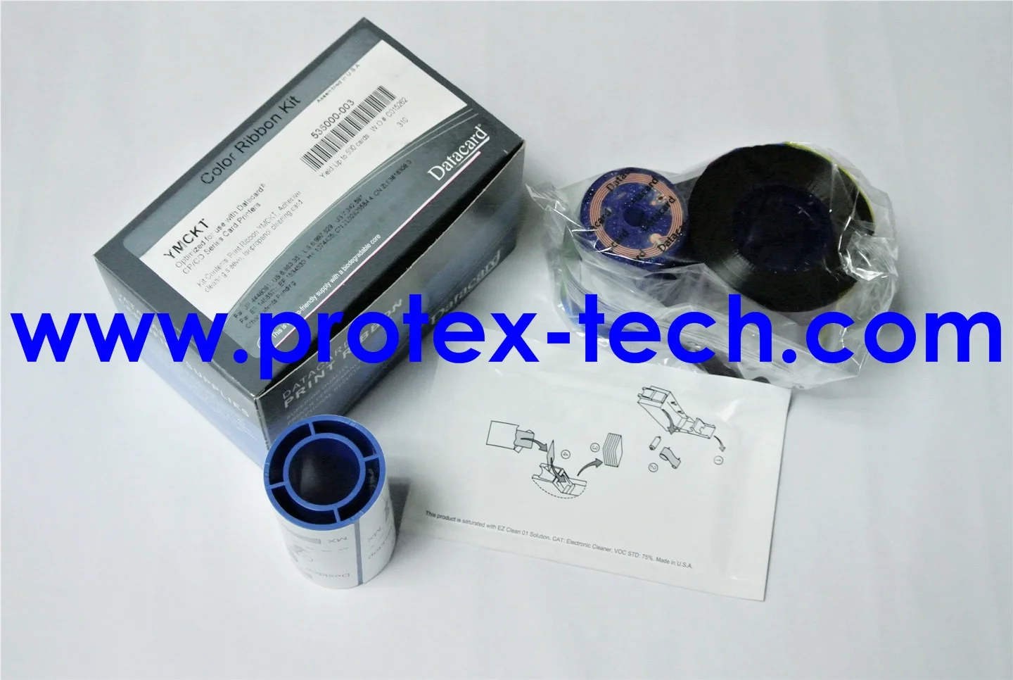 Datacard CD800, CP40,CP60,CP80 YMCKT color ribbon, Original 500 images Datacard 535000-003 ribbon