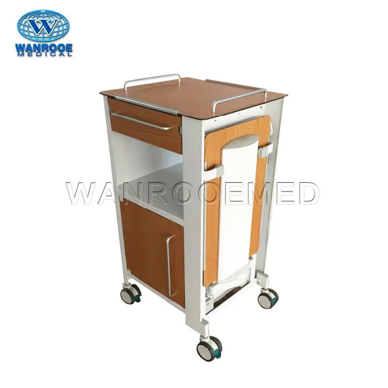 Больничная мебель BC010F, медицинский прикроватный шкафчик из АБС-пластика, шкафчик с прикроватным столиком