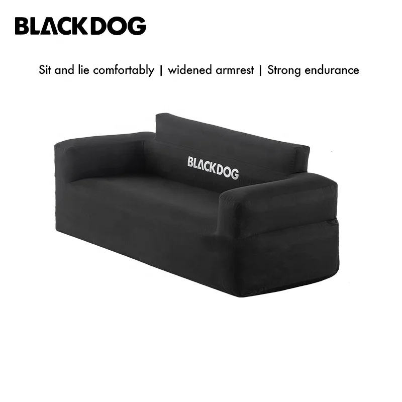 Blackdog double air couch sofa outdoor camping picnic Portable folding inflatable sofa with armrest backrest
