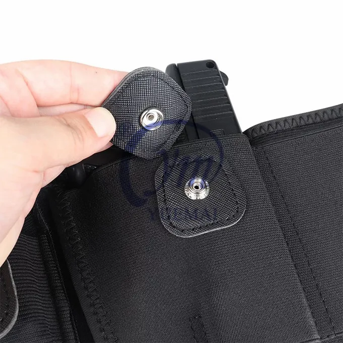 Security Outdoor Hunting Tactical Neoprene Concealed Carry Universal Gun Belt Holster Belly Band