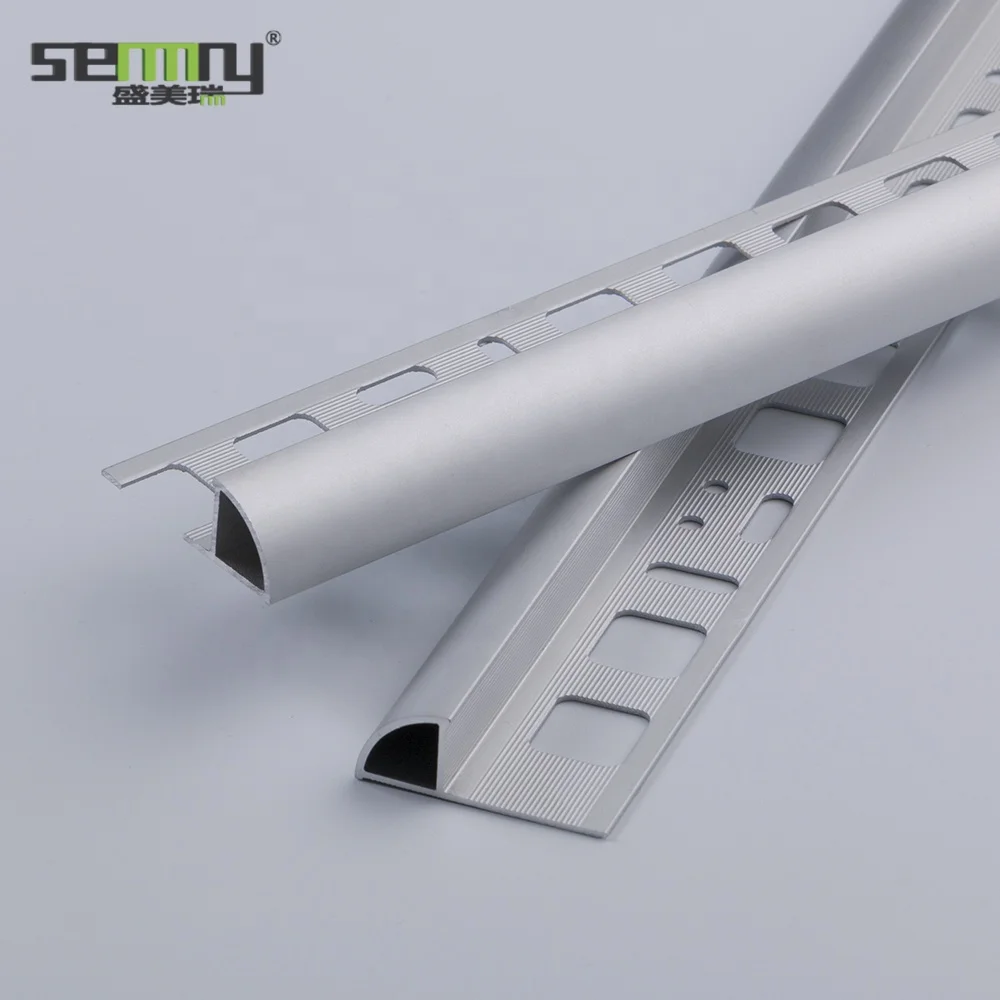 New Material Customized Tile Ceramic Polished Decorative Strip Aluminum Profile Balcony Drip Edge Trim for Terraces