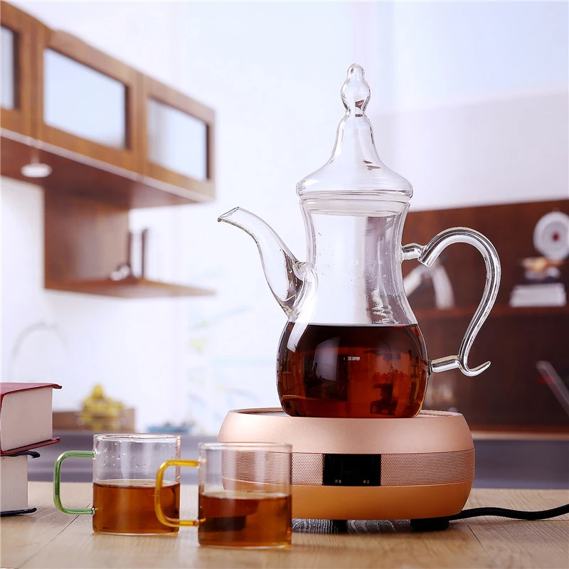 Turkish Style Borosilicate Glass Tea Set Coffee Set Arabic Teapot With Infuser