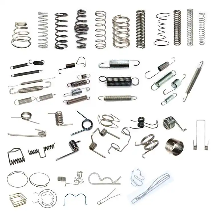 Factory custom OEM Service CNC stainless steel spring wire shaped shaped spring torsion stretch spiral compression spring