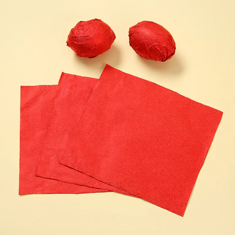 newest price wholesale multicolour wrapper aluminum foil paper sheet for chocolate egg wrapping candy packaging