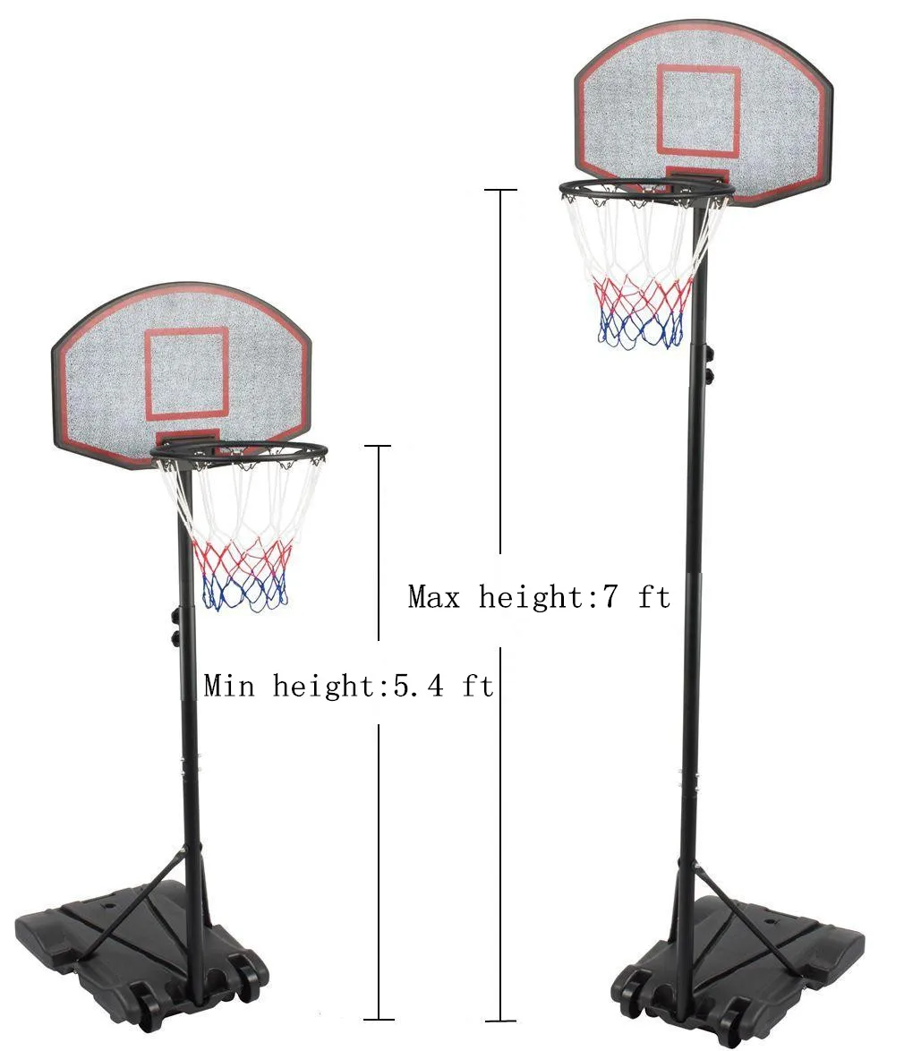 Hot Style Cheap Basketball Stand  Hoop Outdoor  Backboard Adjustable Removable Portable Team Activity