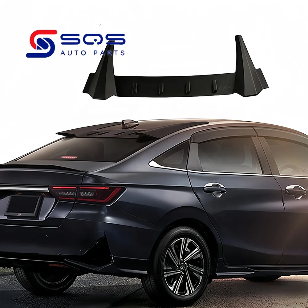 SQS High-Quality Auto Exterior Accessories Rear Wing Spoiler Shutters Lamp Cover For Toyota Vios/Yaris Ativ Sedan