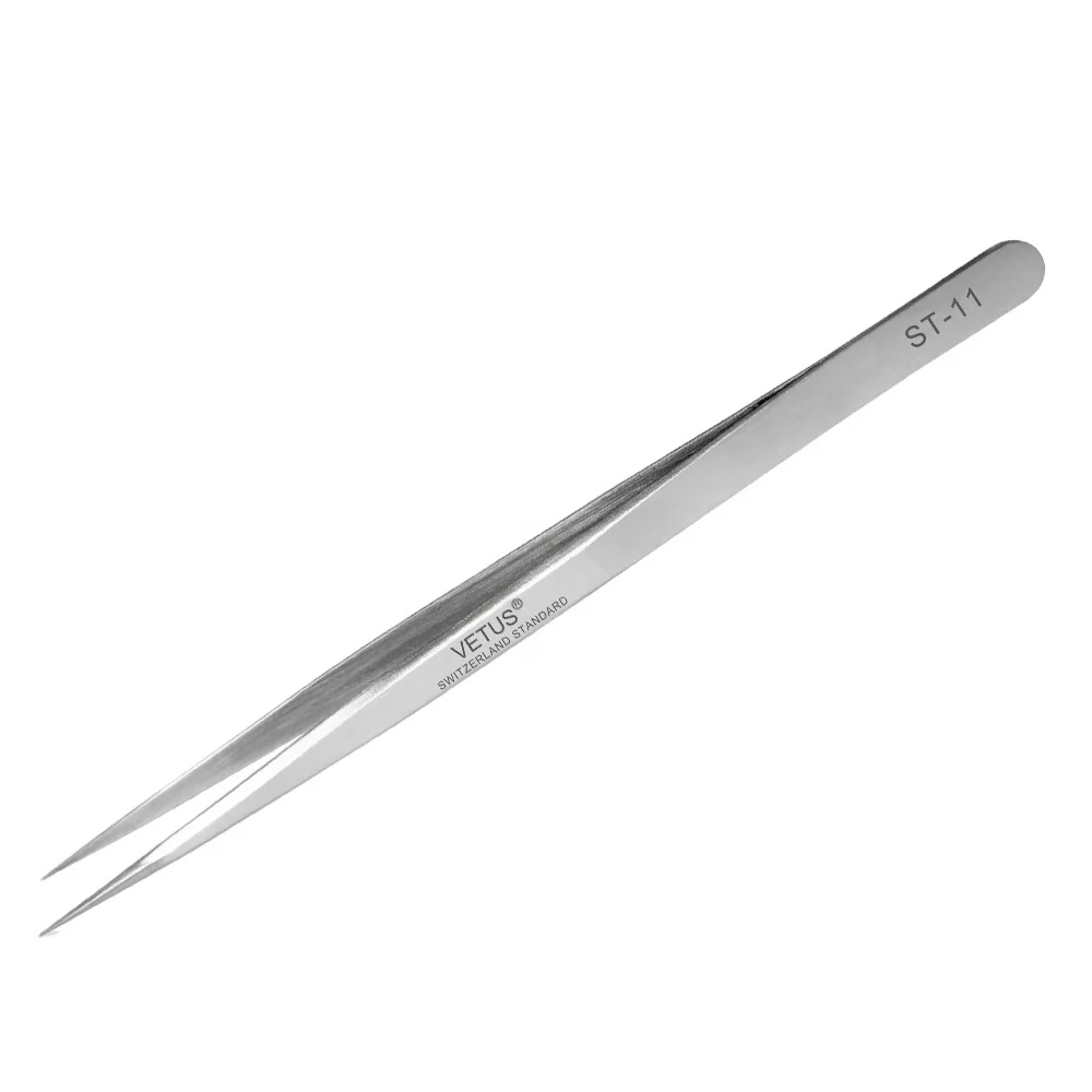 2UUL Everyday Hand Polish High Precision 3D Sharp Flying Line Tweezer For Planting Tin IC Chip Micro Repair Forceps Tweezers