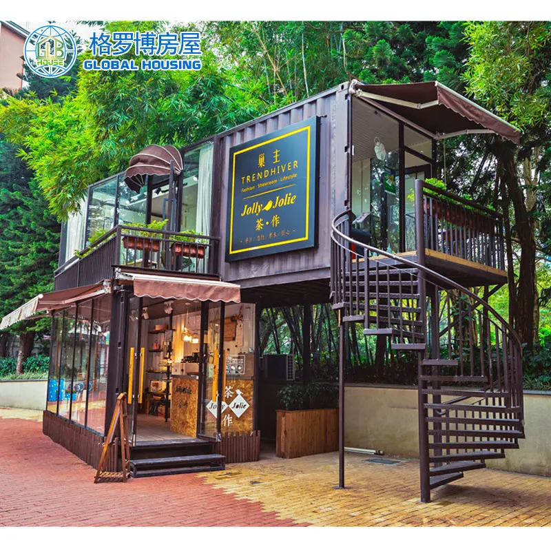2019  latest movable prefabricated kiosk/prefabricated coffee shop /street kiosk