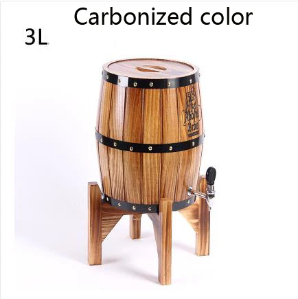 3l 5l Bar Red Wine Ice Beer Barrel Handmade Cheap Custom High Quality Natural Wooden Oak Wine Barrel