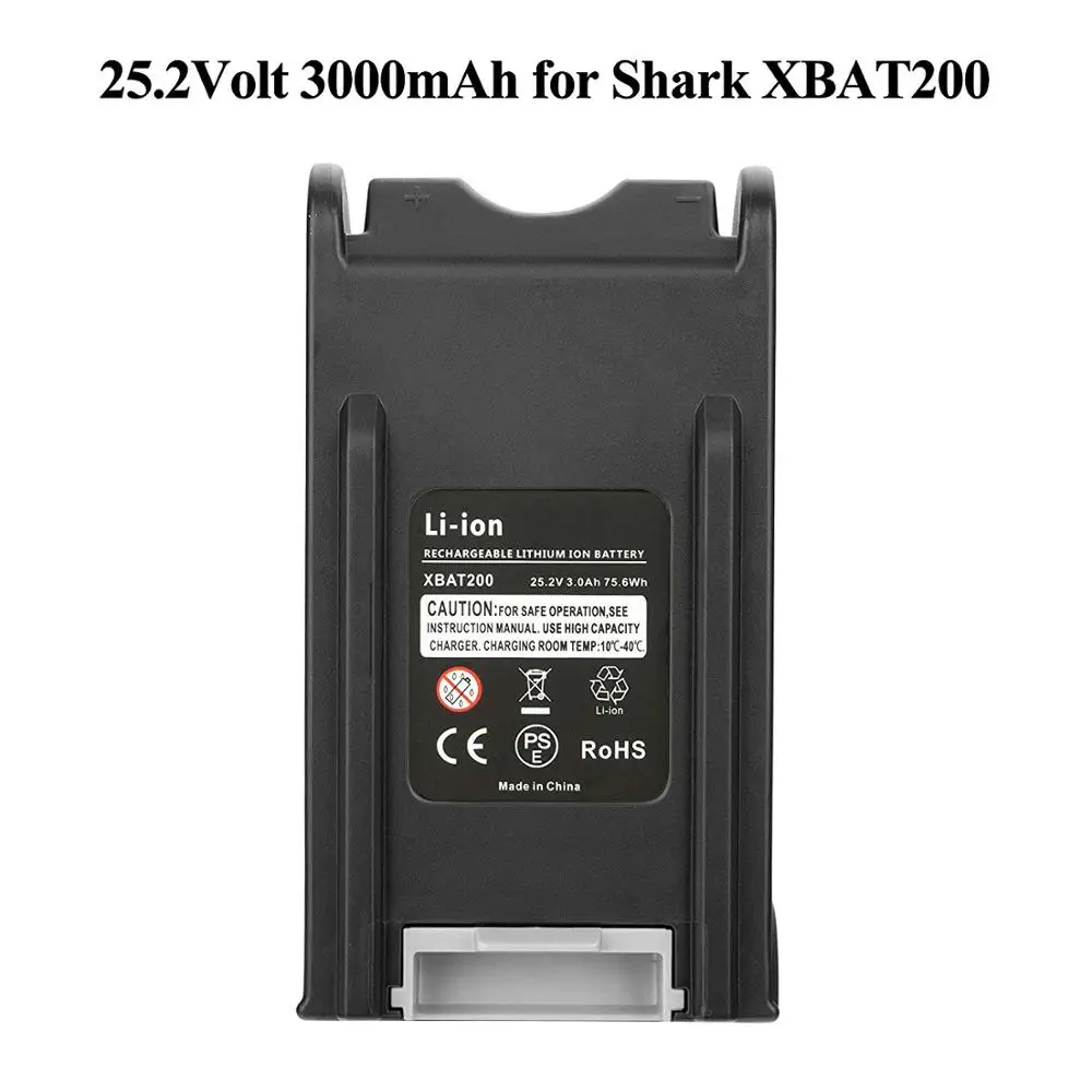 Сменный аккумулятор 25 2 в 2450 мАч подходит для Shark XBAT200 ION Rocket IONFlex F80 2X беспроводные