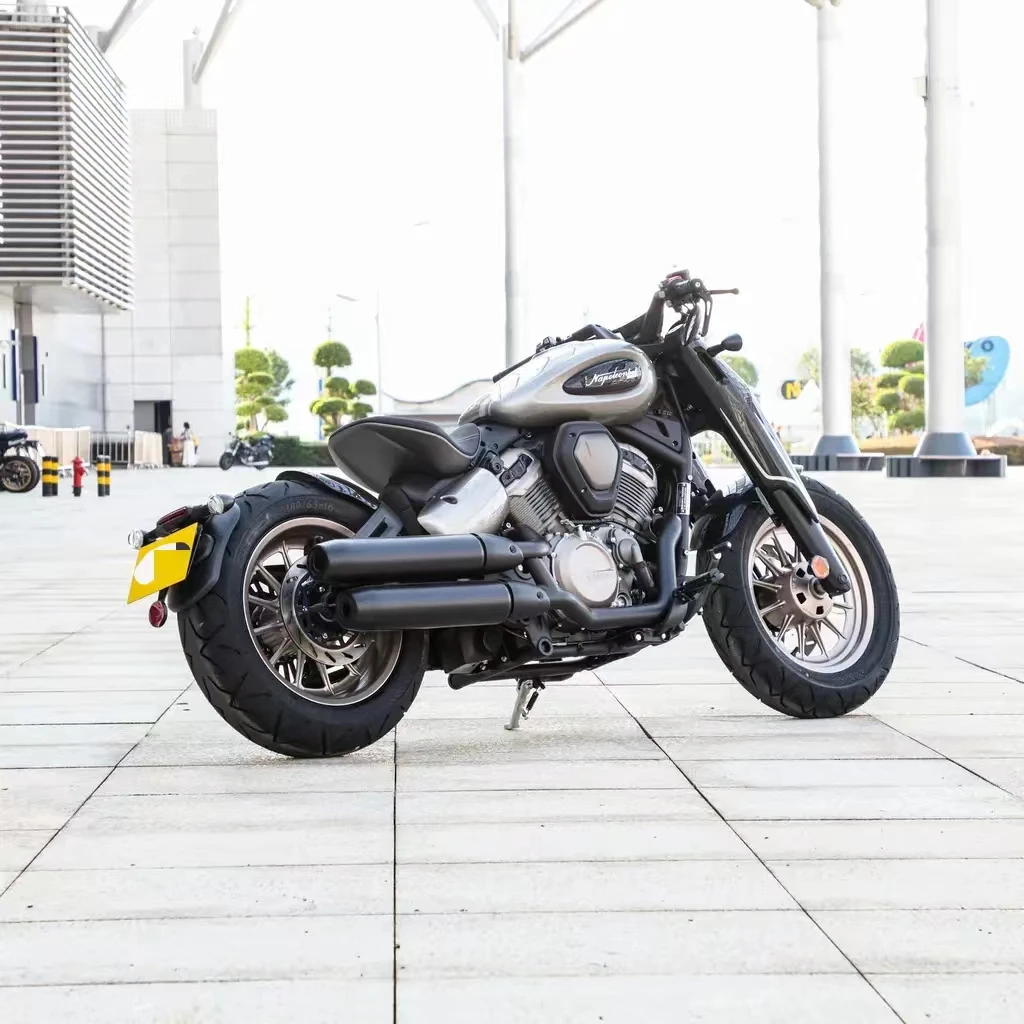 adult high configuration 37kW 160km/h Double cylinder four stroke 450cc Cruise bobber Motorcycle for BENDA napoleon450
