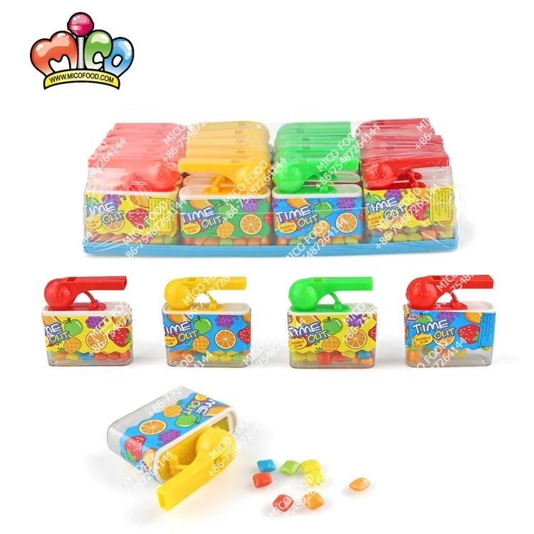 kids animal toy whale whistle chewing bubble gum