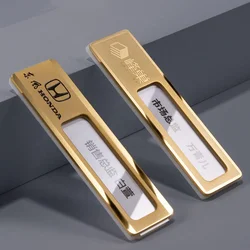 Custom name reusable pin magnetic back name badge tag for hotel bank staff