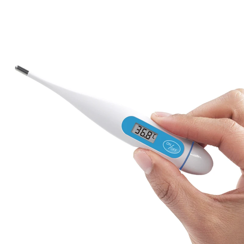 Kangfu Medical Flexible Tip Pen Waterproof Household Thermometer Lcd Medical Child Digital Thermometer