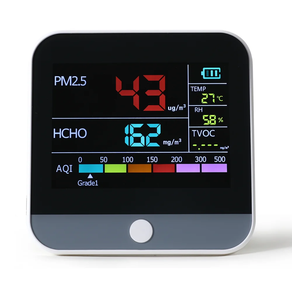 USB Indoor Desktop Multifunction Temperature Humidity Digital Air Quality Monitor