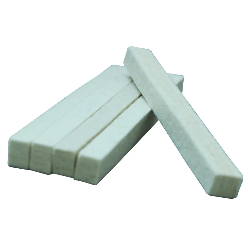 Customized sealed wool felt Industrial 100%wool felt strip 6mm 8mm10mm 100% wool felt cord/rope/strips/string for oil absorption