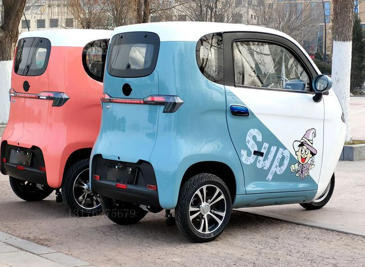 EEC 2000w 60v 58ah 110km 3 Wheel 3 Seat Enclosed Electric Rickshaw Tricycle Moped Tuk Tuk Car 2 Door