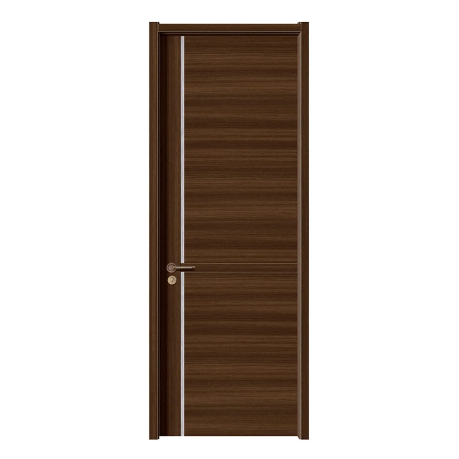 China Supplier Main Entrance Door Exterior Wooden Laminated Door Design Sunmica for Villa Residential Apartment