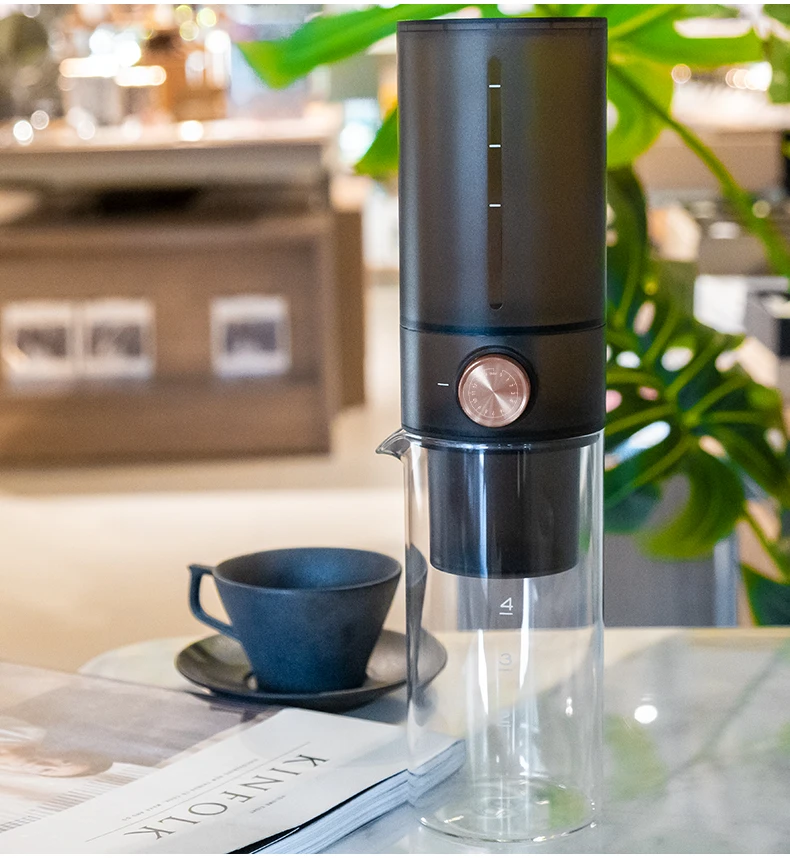 Timemore 400ml black color small i iced drip hand cold brew coffee pot