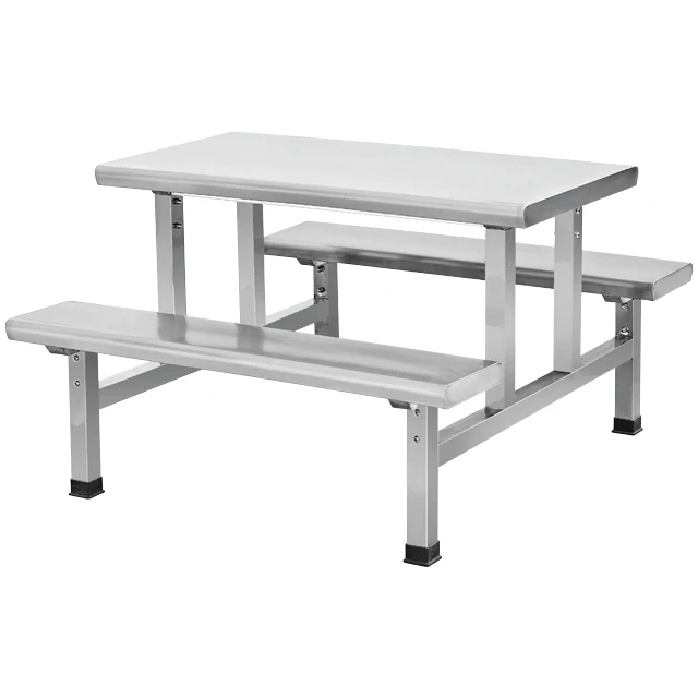 Professional Restaurant Kitchen Equipment Stainless Steel Canteen Table With Chairs BN-W25