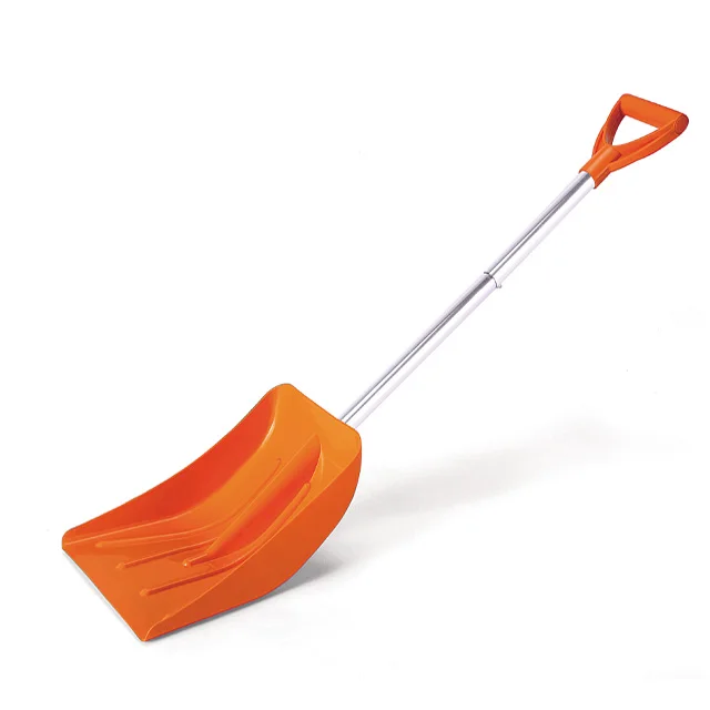 90cm length plastic snow shovel with long handle and aluminum blade