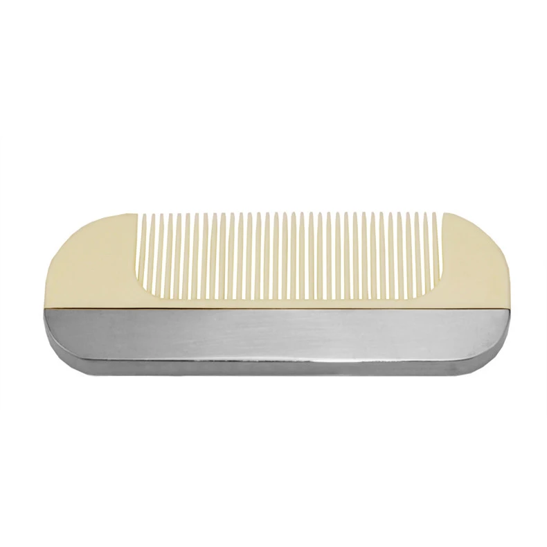 custom wholesale metal bling peines del pelo silver luxury mini cute small baby shower hair comb with logo for kids