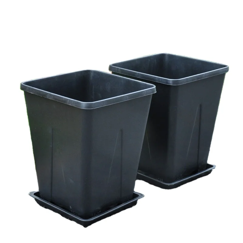 Factory Direct Supply Plastic Nursery Pot For Growing Raspberries With Bottom Hole High Quality Plastic Flower Pots