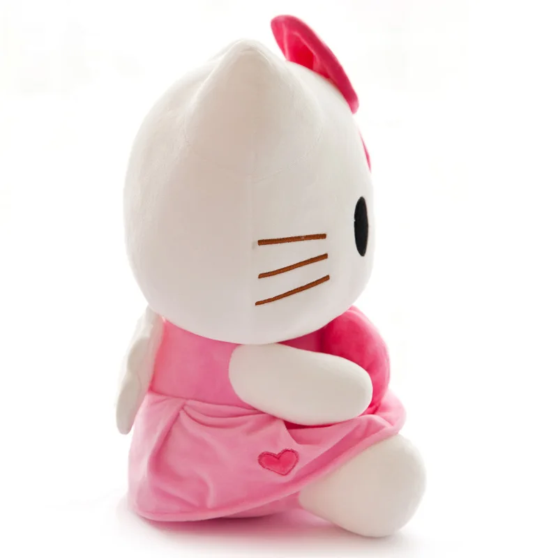 New 2024 Hallo Kitty Stuffed & Plush Toy Animal Kitty Dolls Cute KT Stuffed Toys Children And Girls Cat Throw Pillows Gift