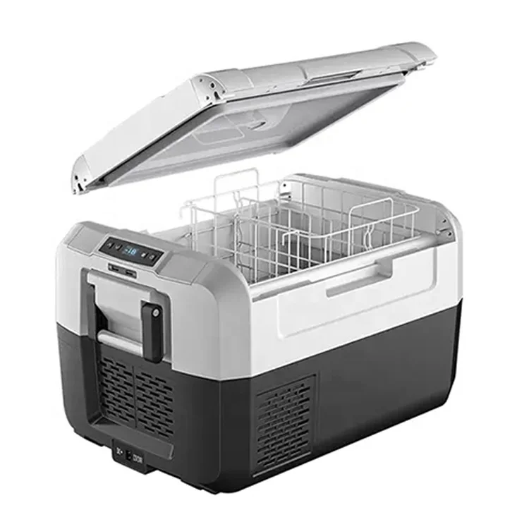 Hot selling 35L Big Capacity Mobile Fridge Portable Camping Fridge 12V 24V Outdoor Fridge for RV Marine Camper Suv