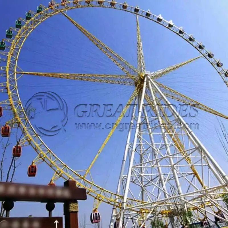 Newest Design Factory Price Carnival Ride Ferris Wheel Large 88m Sightseeing Ferris Wheel for Sale