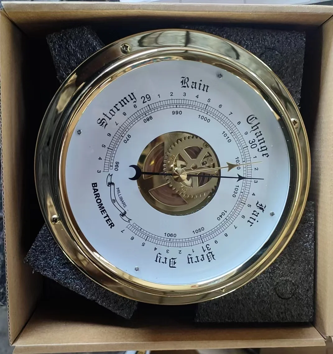 marine aneroid barometer 180mm