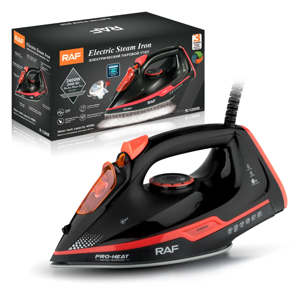 Высокопроизводительная Паровая щетка RAF с функцией защиты от капель керамическая подошва