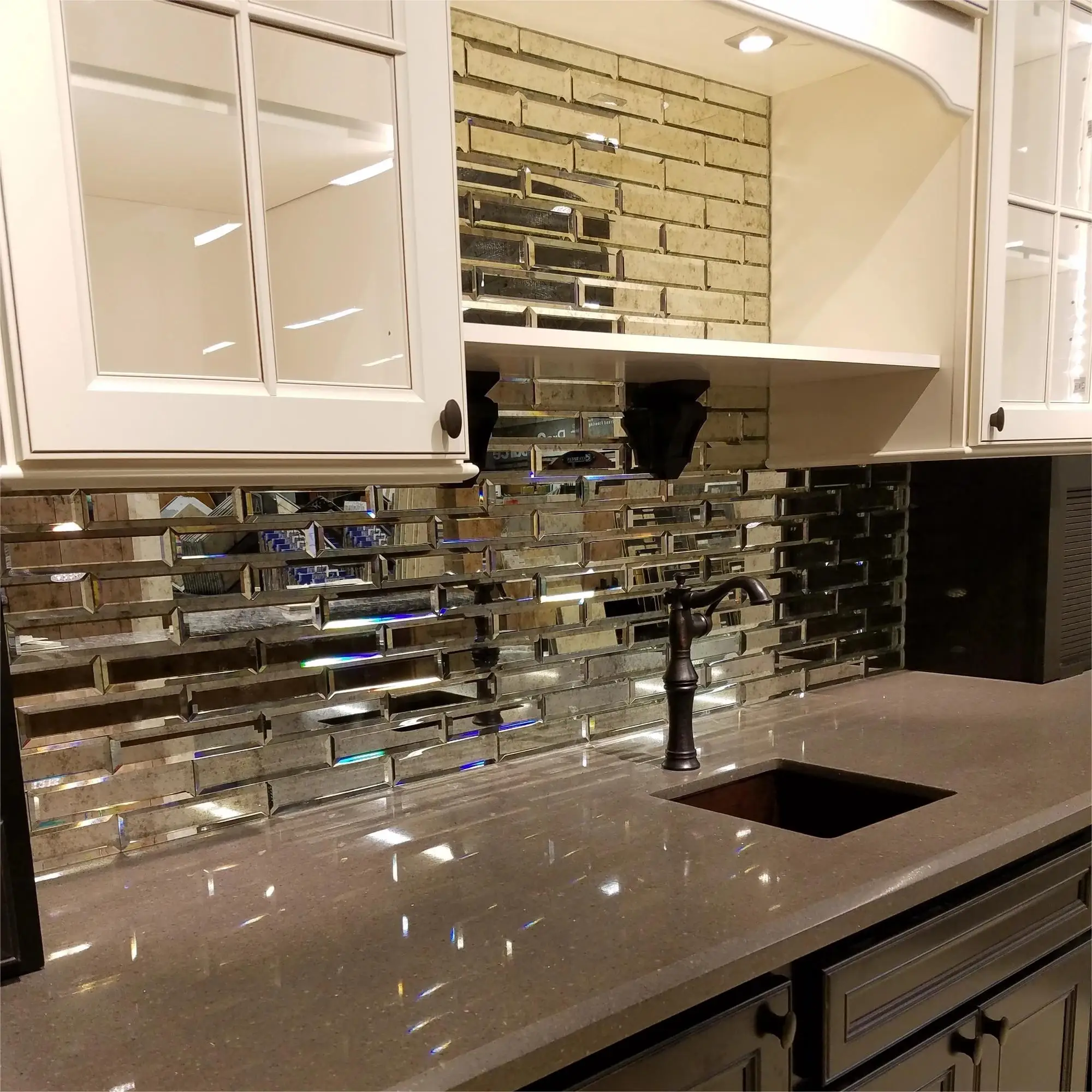 Popular decorative antique mirror glass tiles antique hand mirror glass antique wall mirror