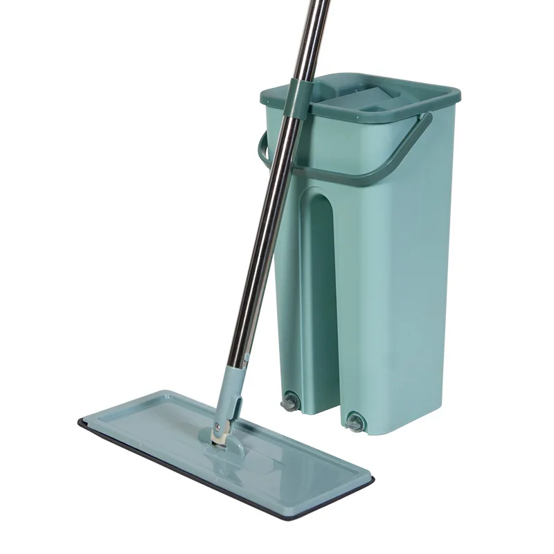 New microfiber wet and dry 360 wash flat mop bucket for floor cleaning magic mop