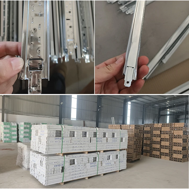 Modern Design Flat Suspended Ceiling T Bar Aluminum Alloy Grid Components with Galvanized Steel Grilles