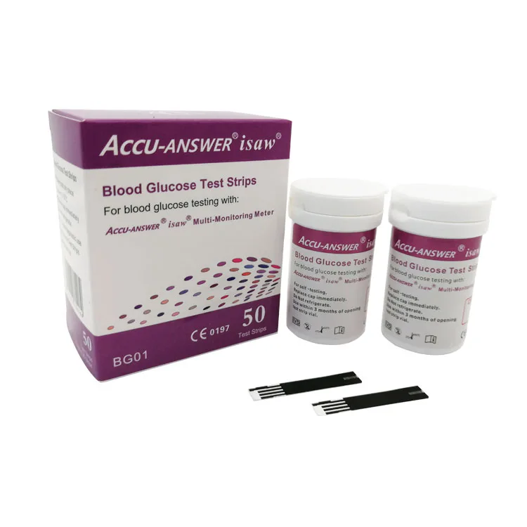 ACCU ANSWER blood glucose test strips for diabetes