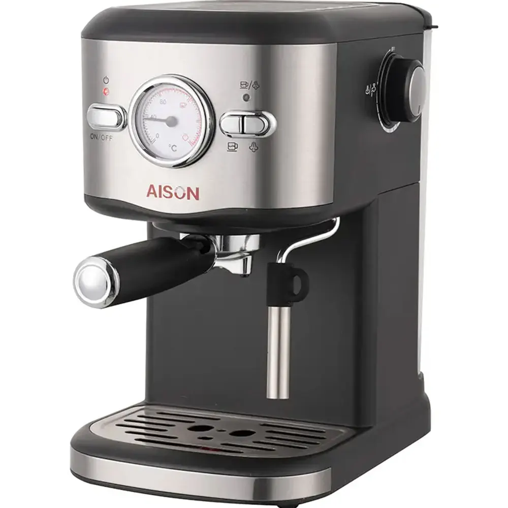 Multifunction 20 Bar Ulka Pump Coffee Maker 850 Watts Espresso Coffee Machine With Temperature Display